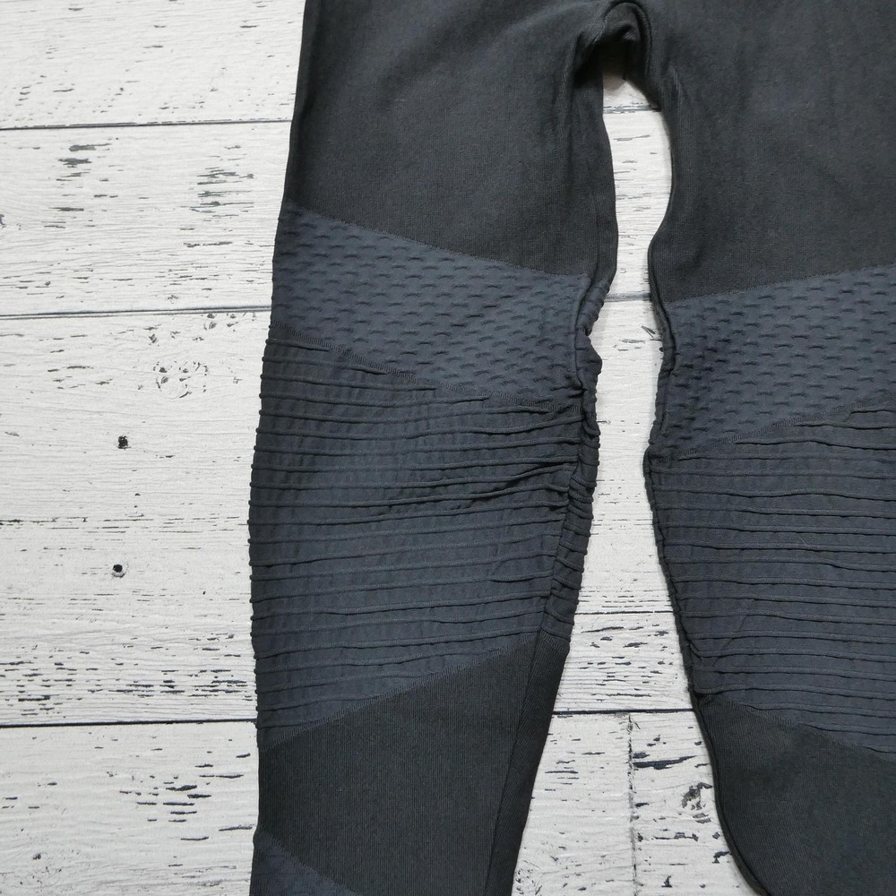Spanx Leggings Womens XL Black High Rise Moto Shaping Compression Ankle 50193R - Picture 3 of 13